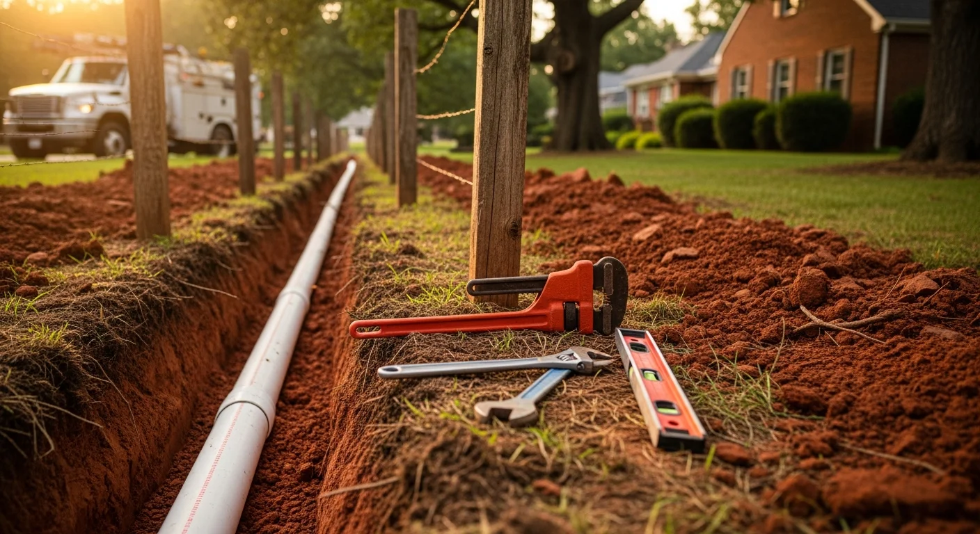 Sewer line repair and replacement service equipment