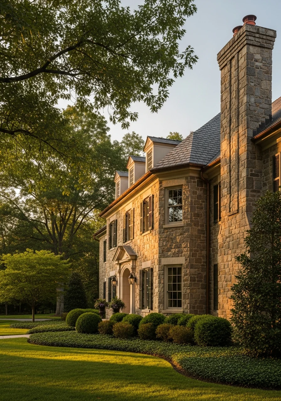 Fauquier County home with traditional architecture and tree-shaded setting.