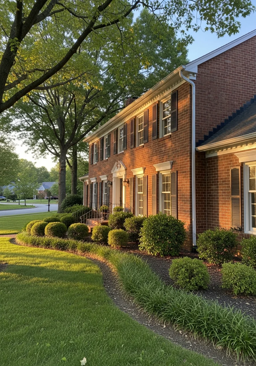 Manassas home exterior with traditional design and well-maintained property.