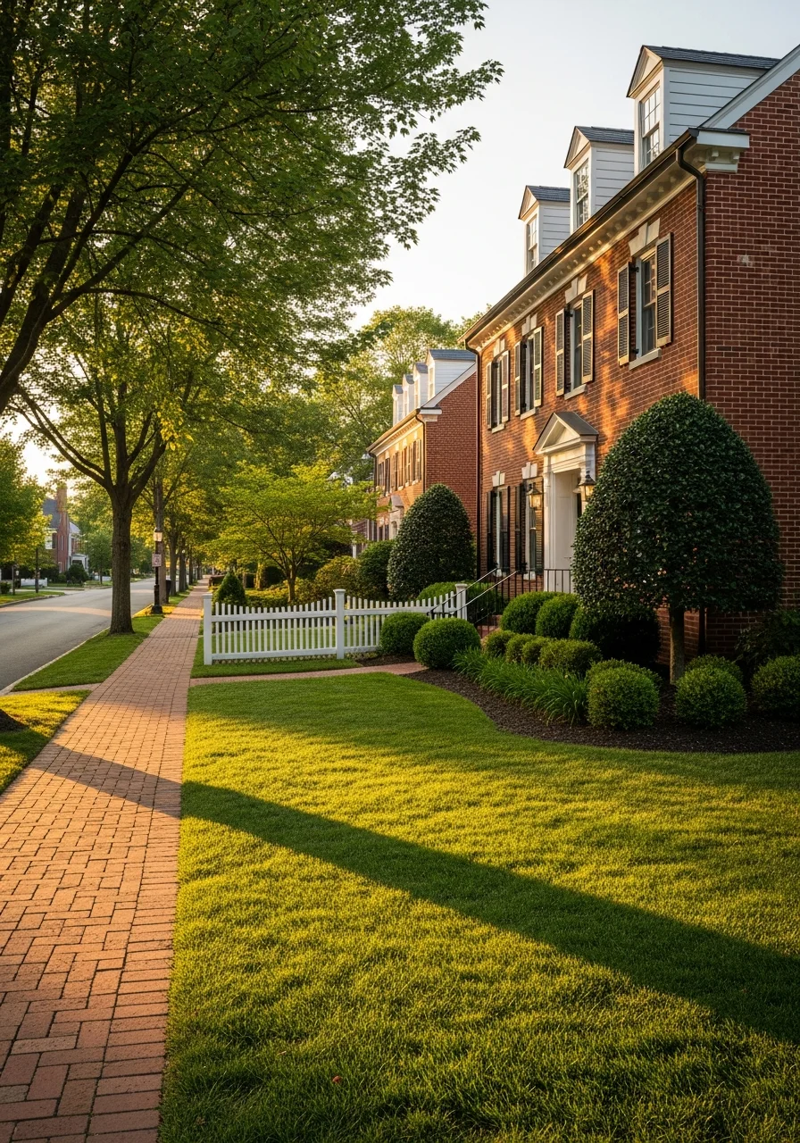 Residential home in Warrenton with manicured lawn and traditional architecture.